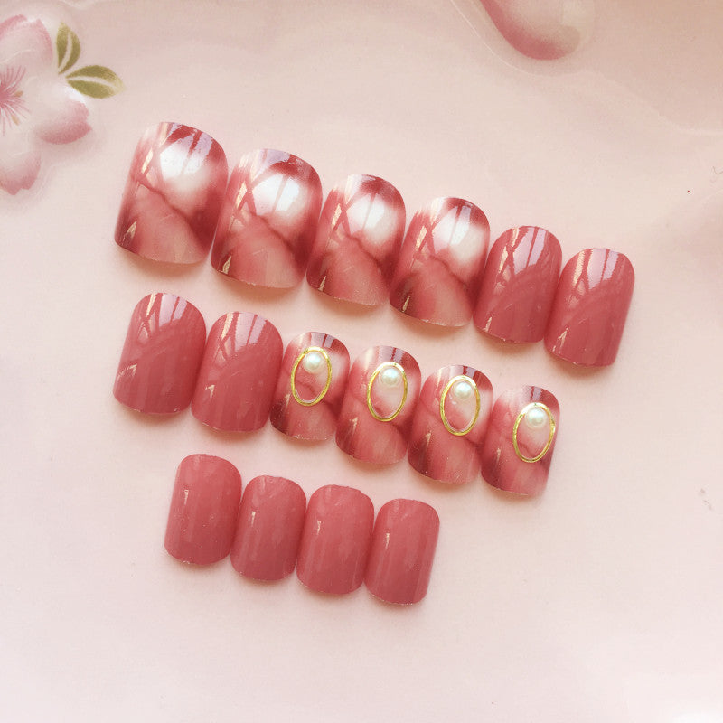 Elegantes Glänzendes Nagelkunstset