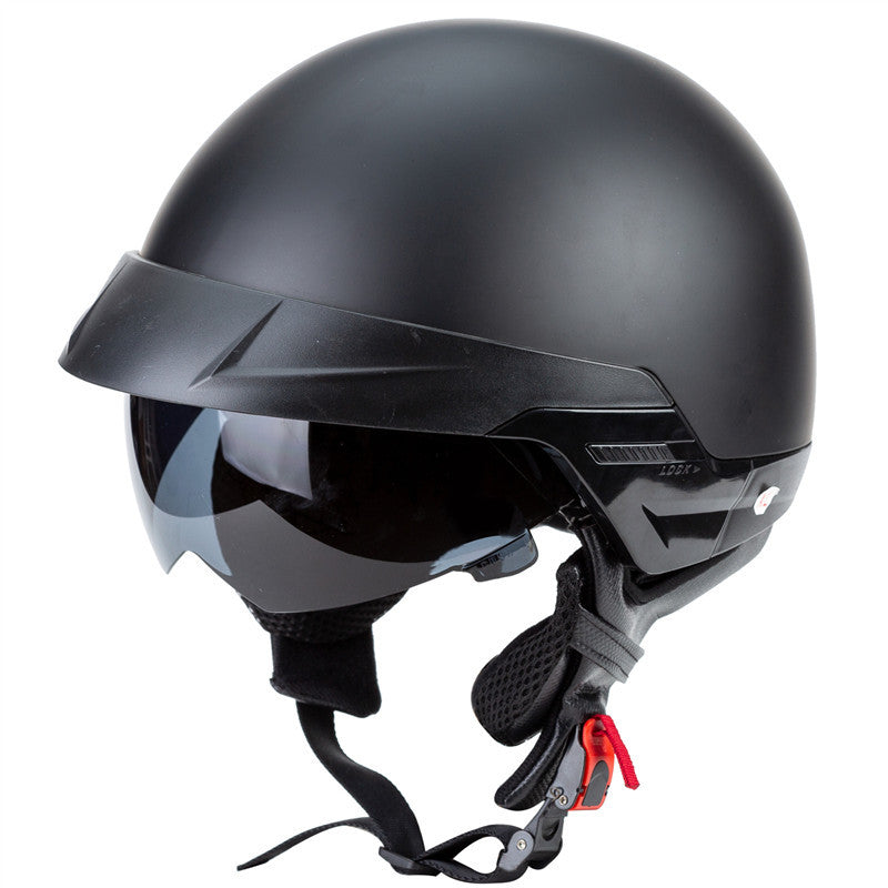 Fortgeschrittener Scooter-Helm mit integriertem Visier Brehn