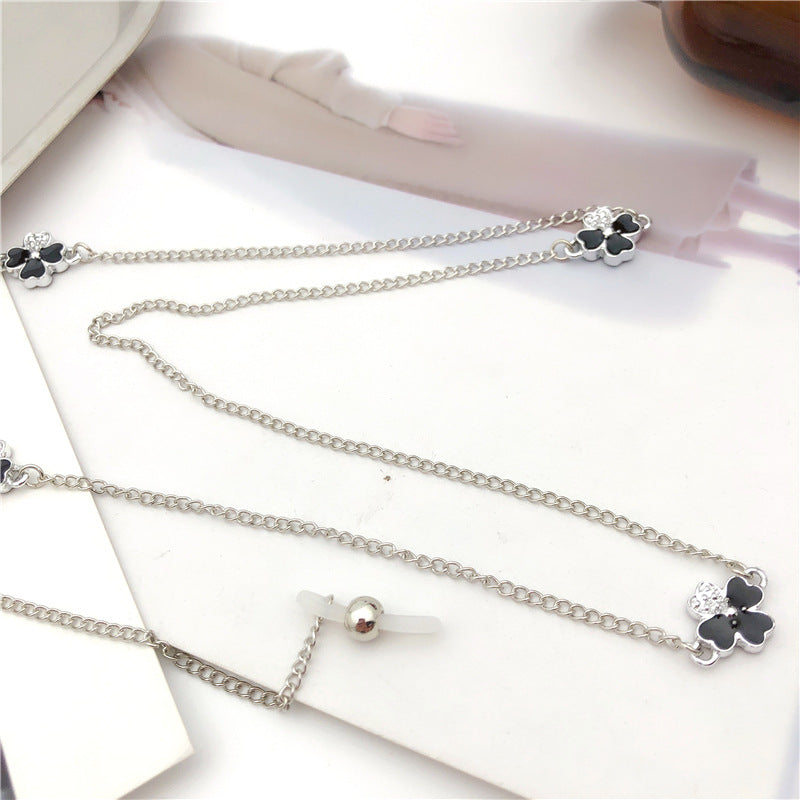Elegante florale Charme Brillen Kette Brehn