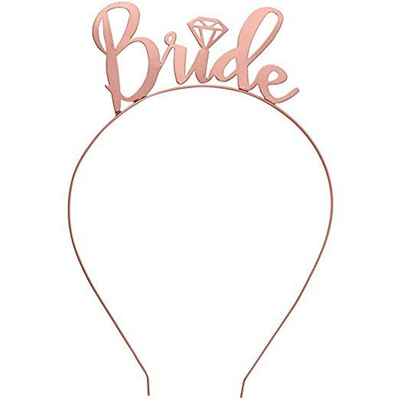 Damen Hochzeitskrone mit Schriftzug Brehn