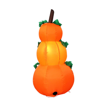 Aufblasbare Halloween-Gartenfigur mit integrierter LED-Beleuchtung und Erdspießen
