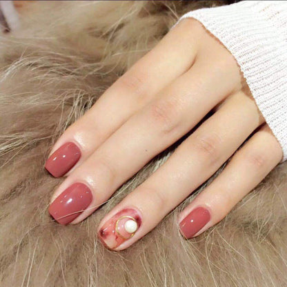 Elegantes Glänzendes Nagelkunstset