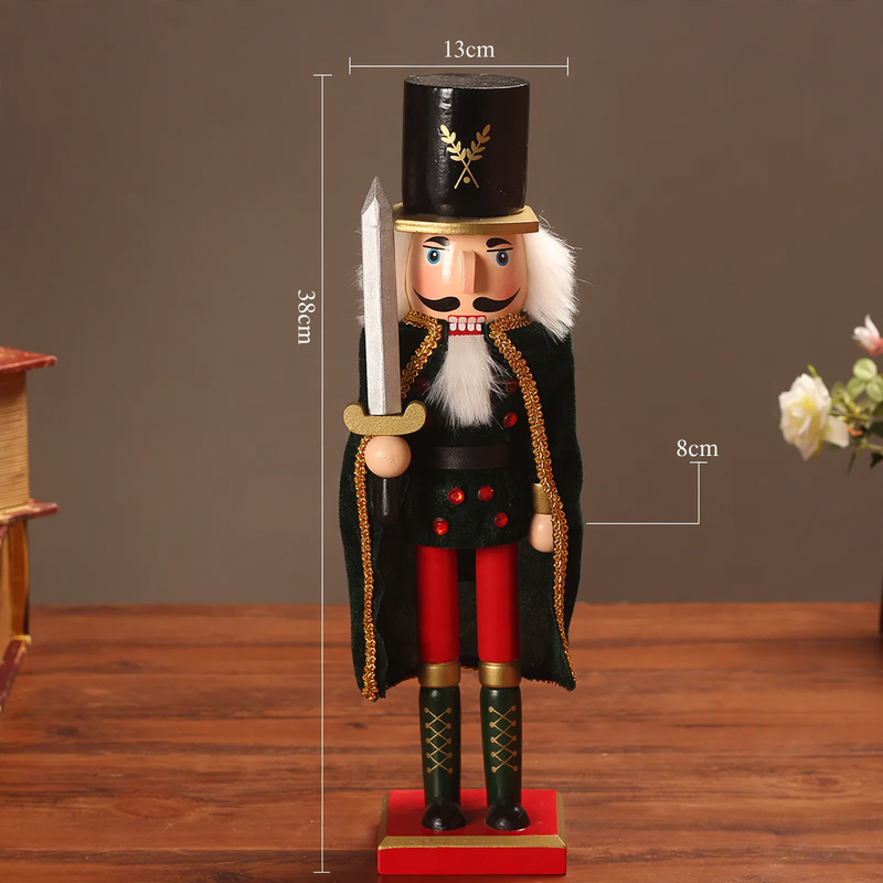 Nussknacker-Soldat, 38 cm, Holz, modern