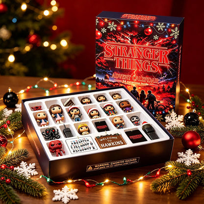 Weihnachts-Adventskalender mit Acryl-Anhängern