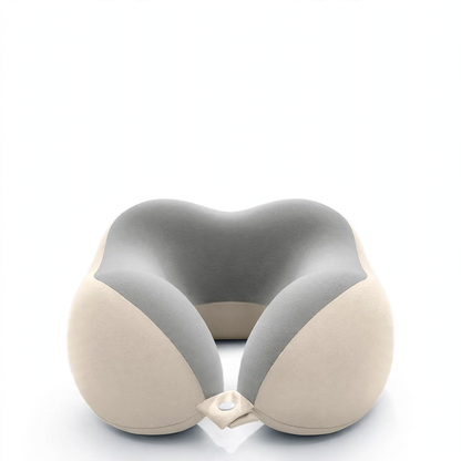 Memory-Foam U-Kissen mit 360°-Nackenstütze