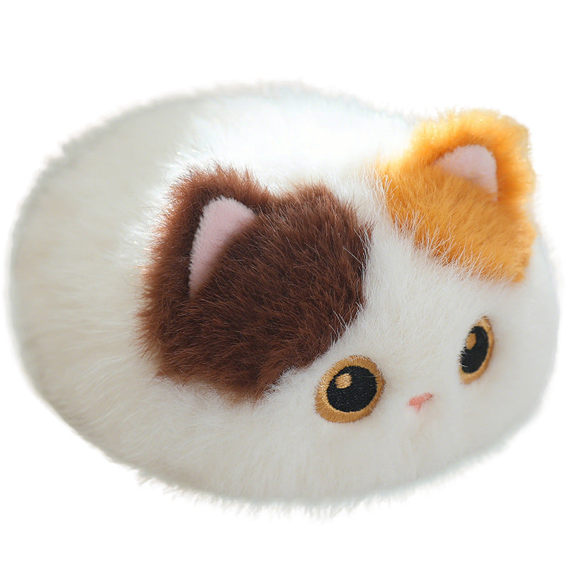Flauschige Katzen-Kuschelkissen, 20 cm