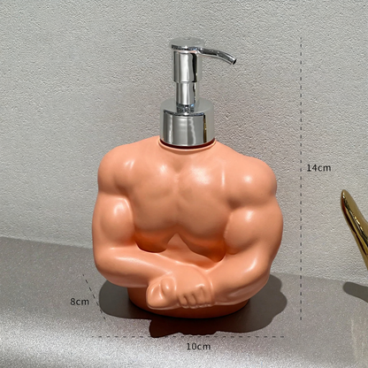 Seifenspender Muskelmann-Form, 200 ml