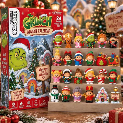 Dekorative Figuren-Adventskalender-Box, Acryl