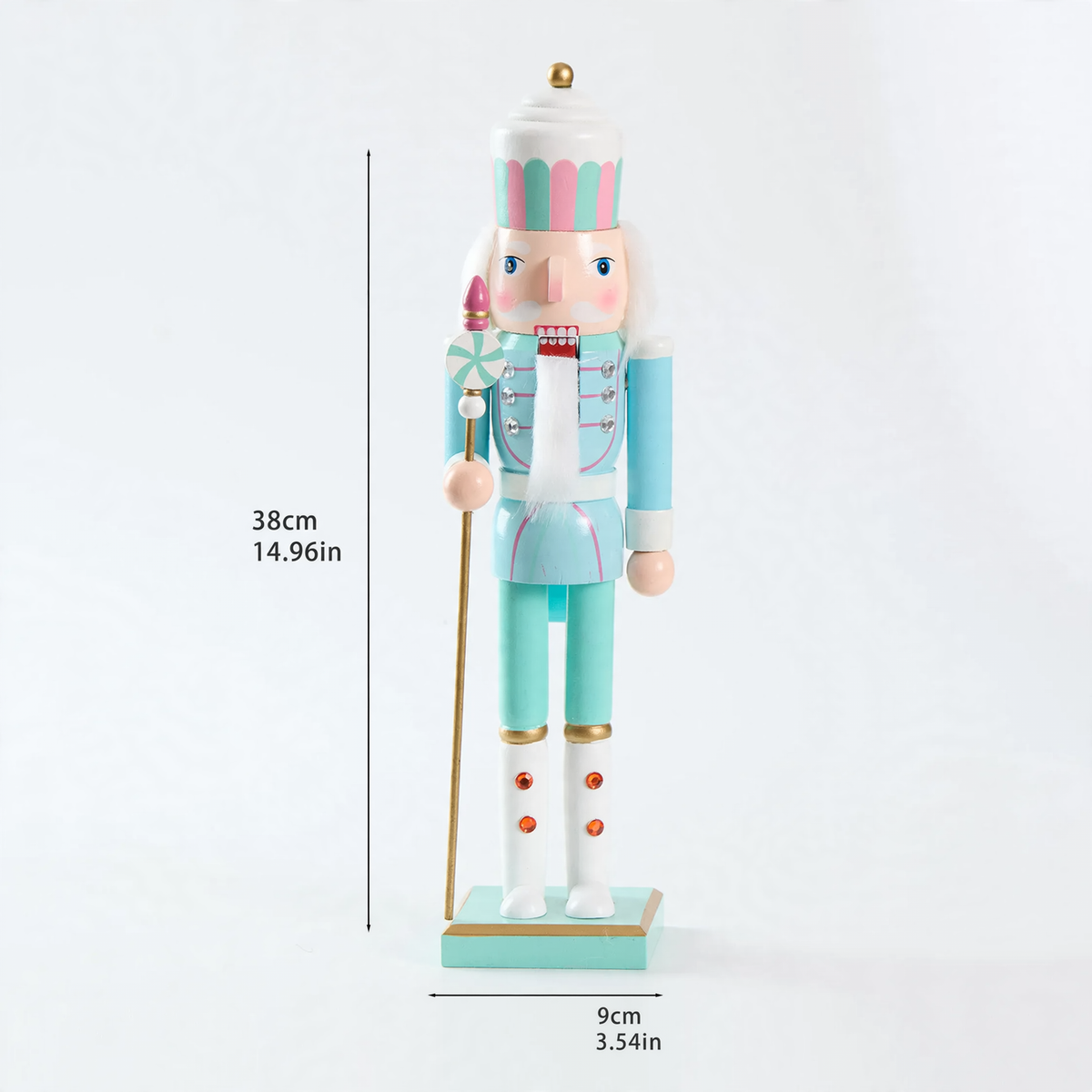 Nussknacker-Soldat, dekorative Holzfigur