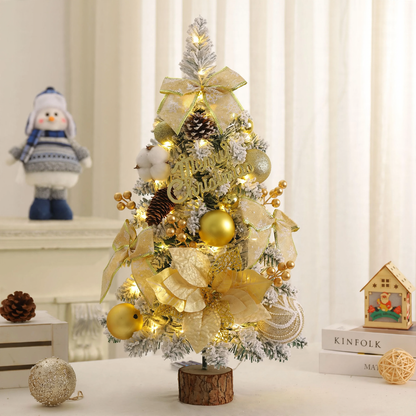 Mini-Weihnachtsbaum mit beflockten Zweigen, 45-75 cm