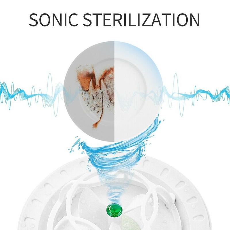 Tragbarer Ultraschall-Geschirrspüler und Wäschetrockner