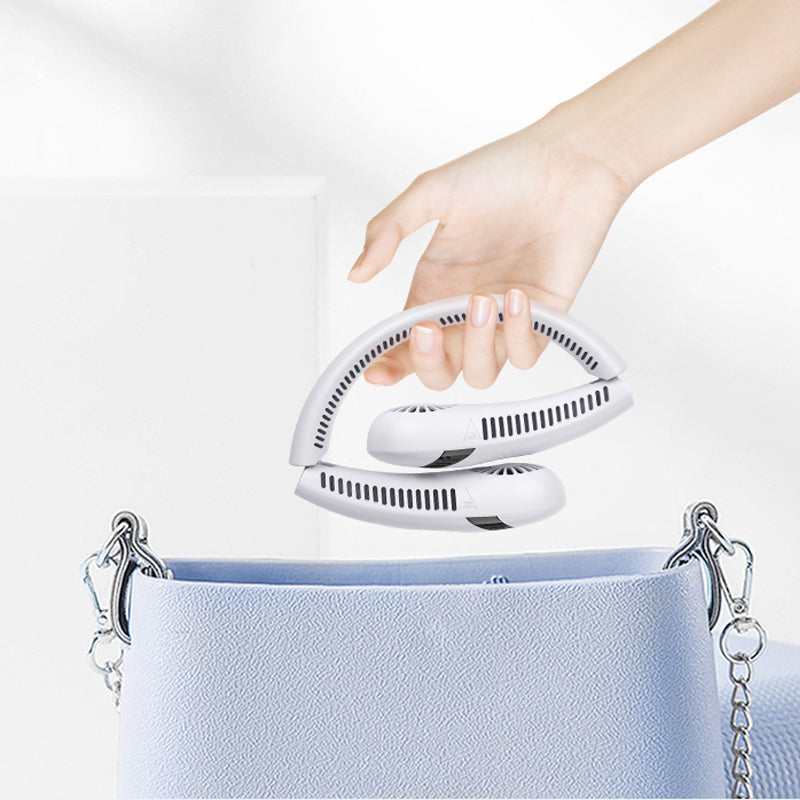 Wiederaufladbarer flügelloser tragbarer Halsventilator | Brehn
