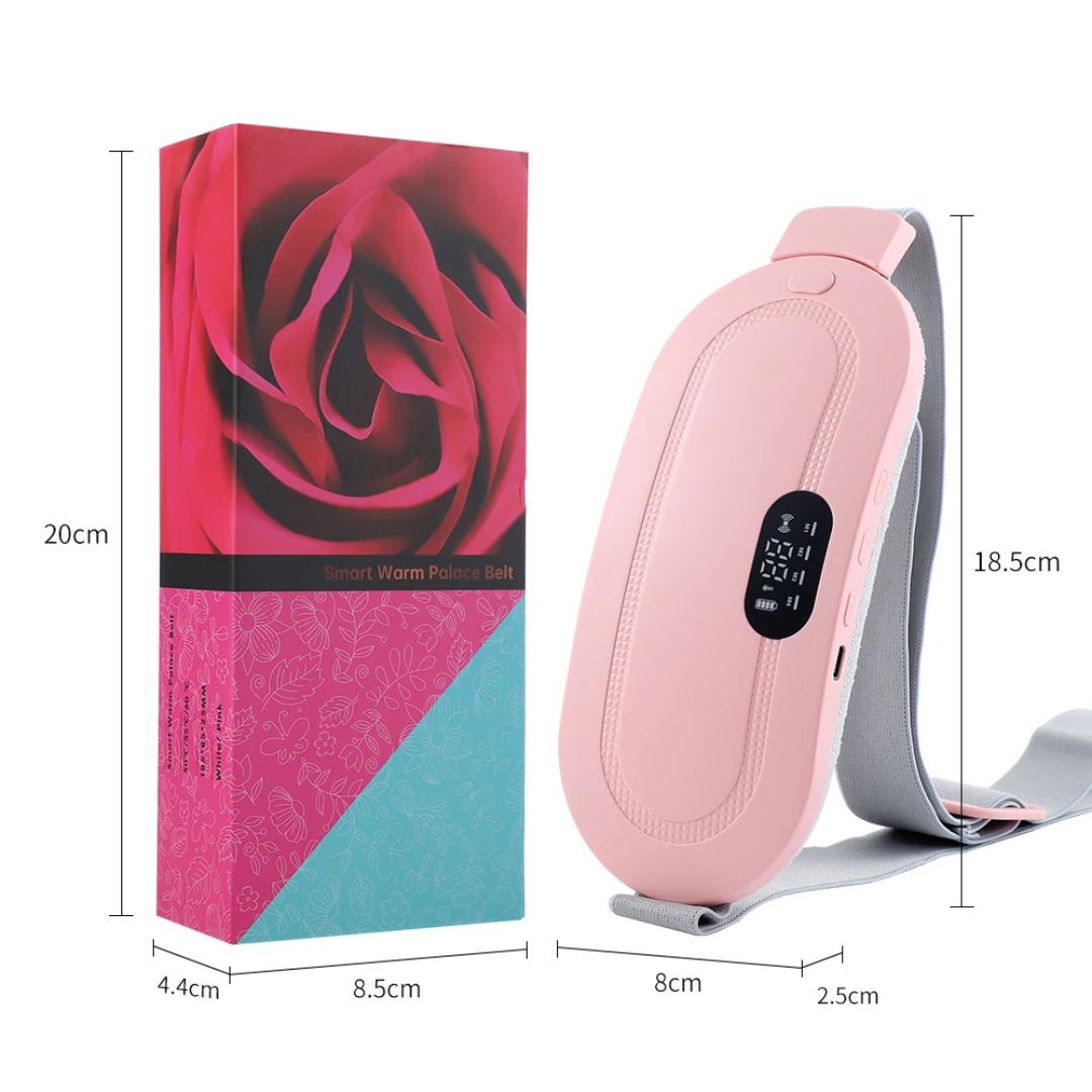 CalmFlow Heizkissen für Menstruationskrämpfe | Linderung von Menstruationskrämpfen - Beruhigende Wärme für Krämpfe - Muskelentspannung - Stressabbau Brehn