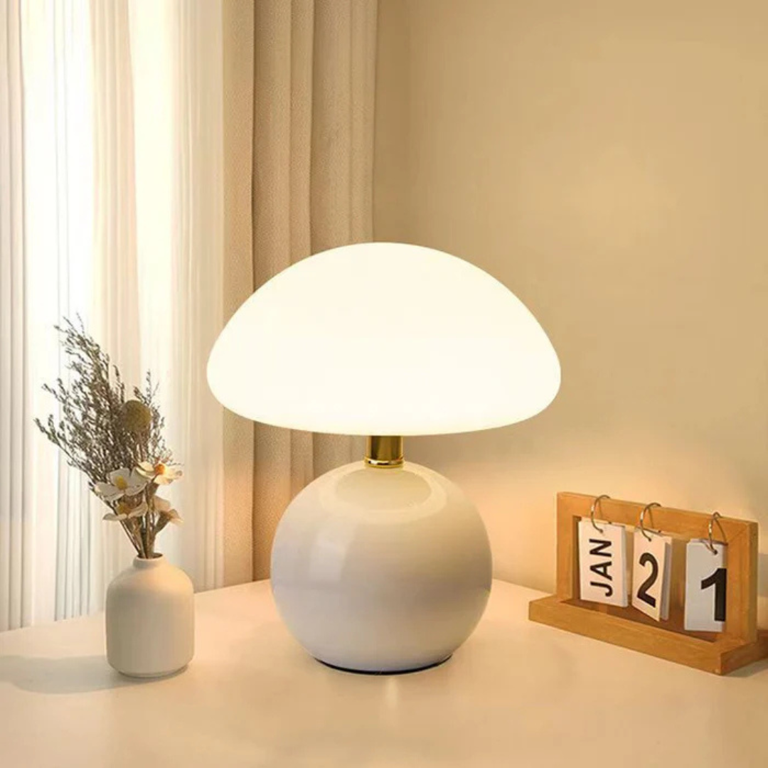 Brehn | Stylische Pilz-LED-Tischlampe