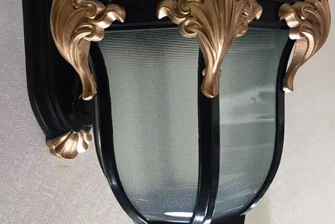 Europäisches Retro-Laternen-Glas Außen wasserdicht 1-Licht Wandleuchte Lamp | Brehn