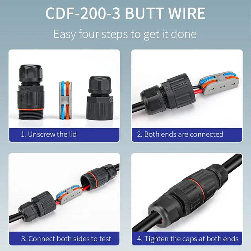 Outdoor Waterproof Electrical Wire Connector | Brehn