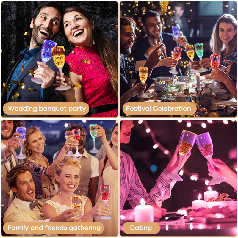 Brehn | LED beleuchtetes Champagnerglas