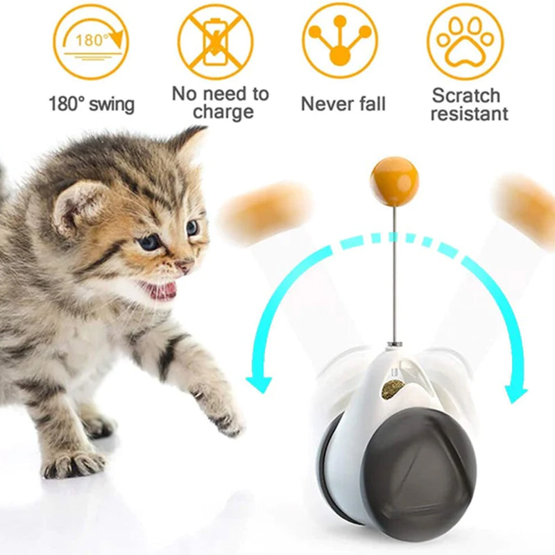 Brehn | Swing-Katzen-Spielzeug mit Rädern