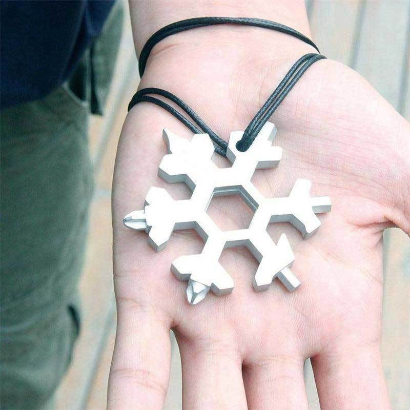 Vorweihnachtsverkauf18-in-1 Edelstahl Schneeflocken Multi-tool | Brehn