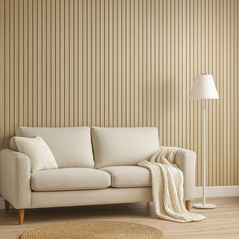Wandaufkleber 3D-Holzoptik PVC-Platte selbstklebend wasserdicht