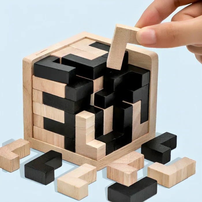 Brehn | 3D Holz-Puzzle - Denkspiel Meister