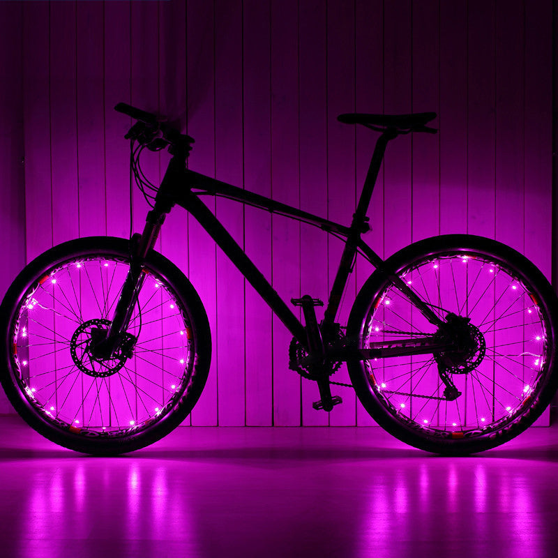 Wiederaufladbare Fahrradreifenlichter
