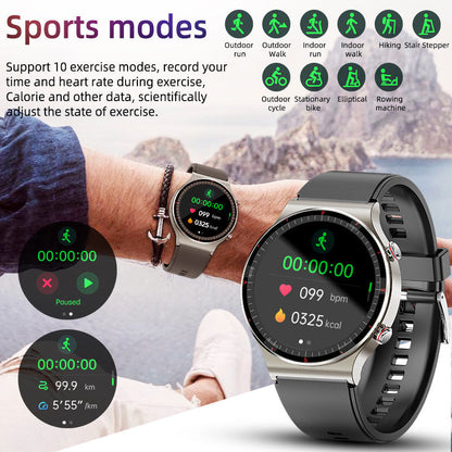 Brehn Smartwatch mit EKG, Blutsauerstoff- und Herzfrequenzmessung