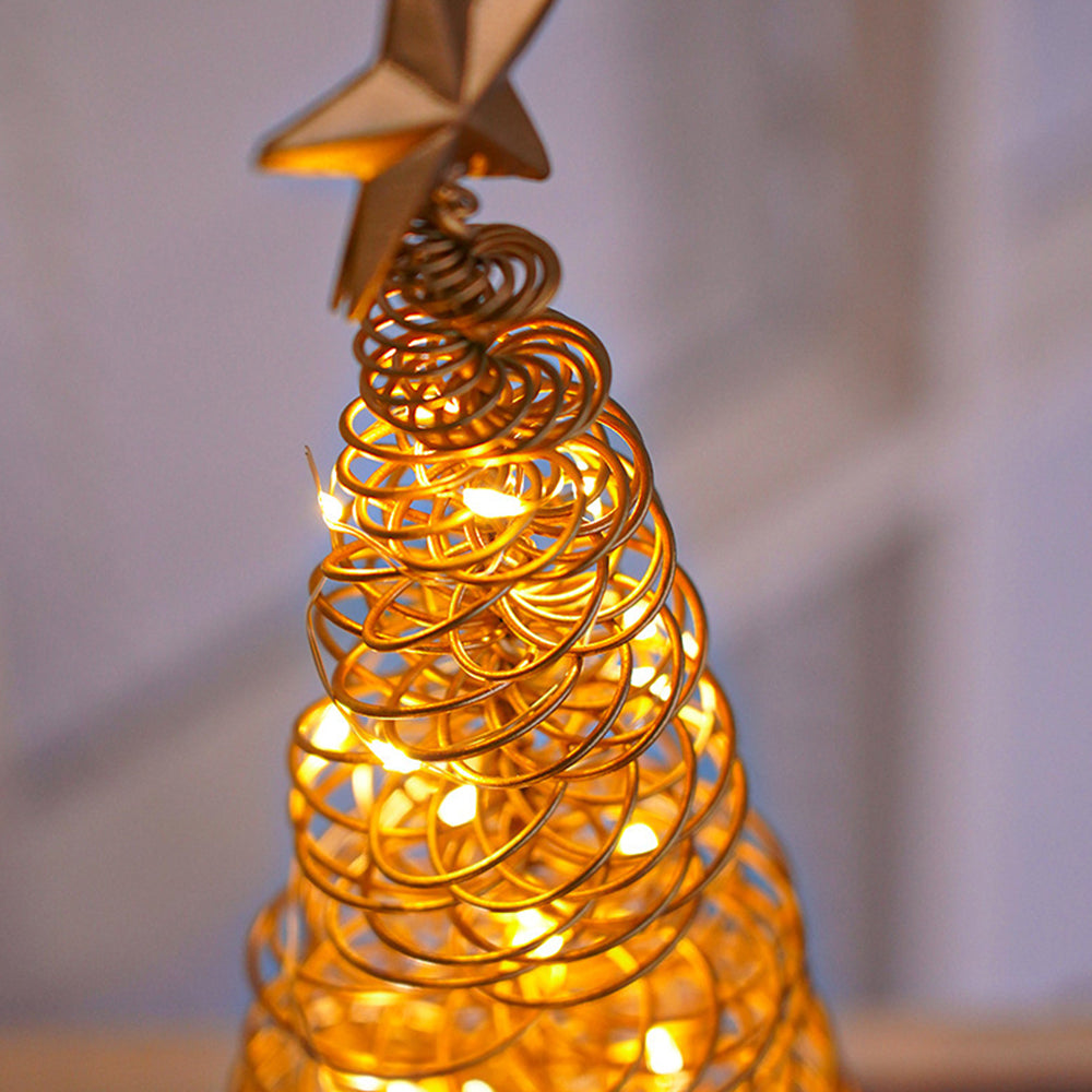 Brehn | Tischlampe mit LED-Lichtern und Metallbaum