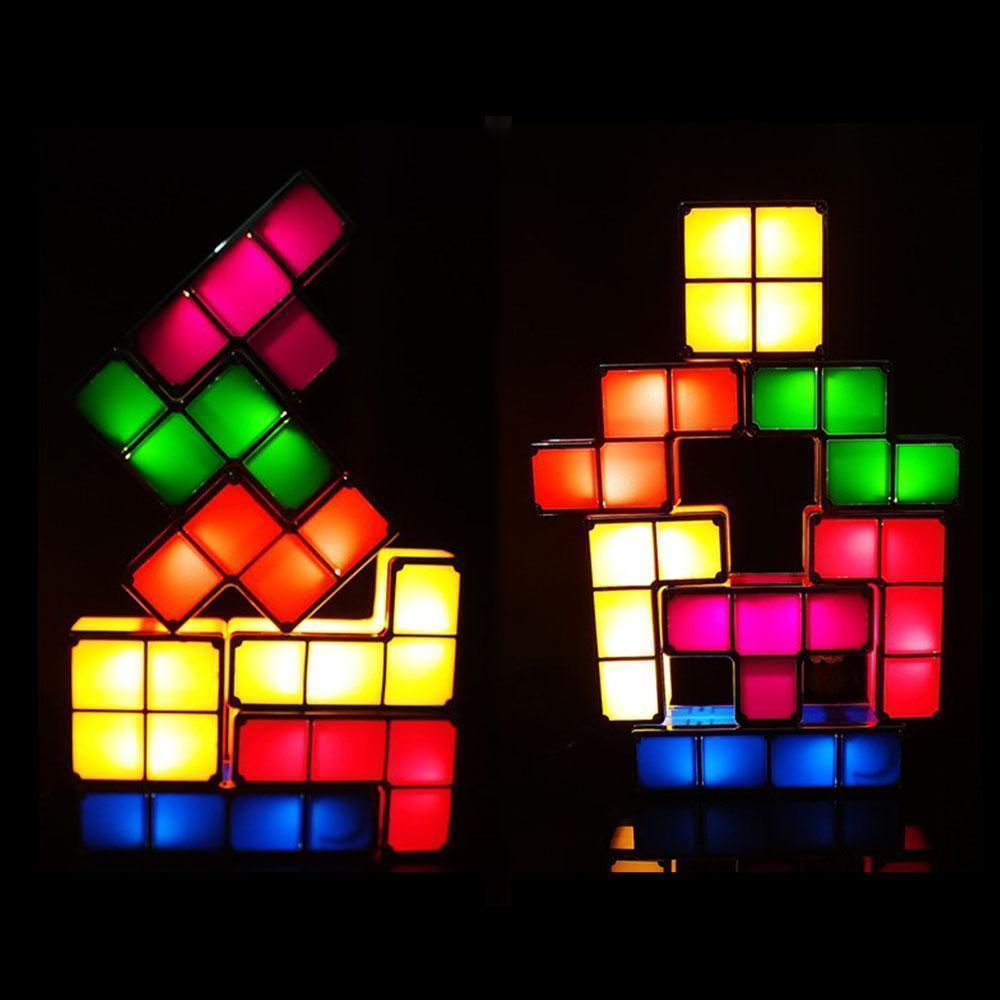 Tetris Stapelbares LED Nachtlicht | Brehn
