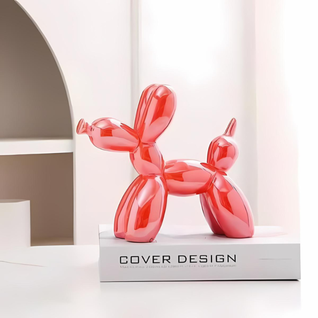 Brehn | Dekorative Keramik Ballonhund Statue