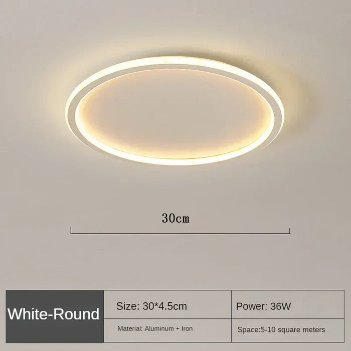 Skandinavische Runde Deckenlampe - AuroraSphere | Brehn