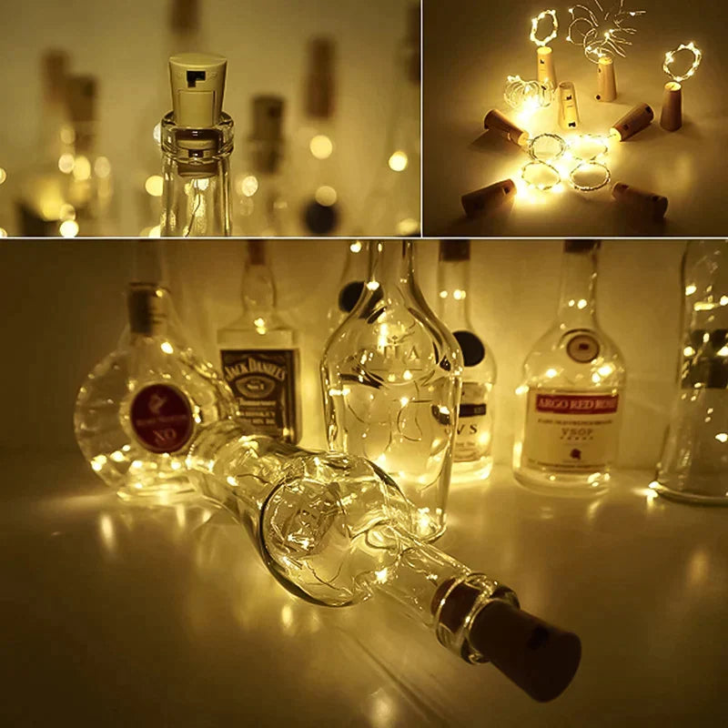 LED-Weinflaschenlichter Kork Nachtlicht DIY Decor Lift - Stück | Brehn