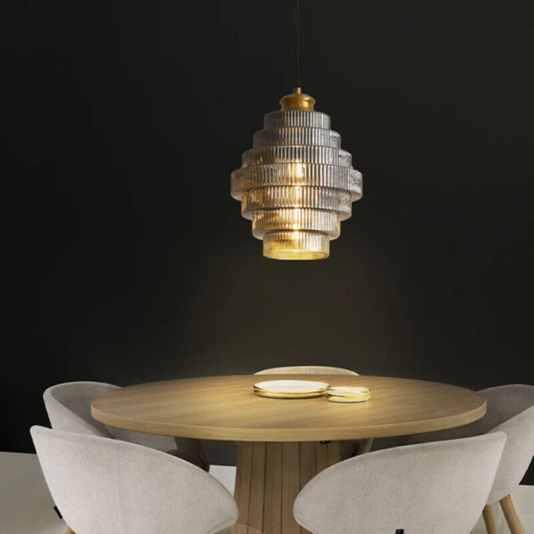 Brehn | Retro Pendelleuchte Glas