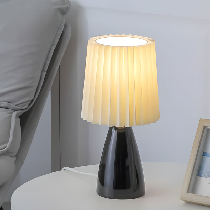 GlasDimm | Elegante USB dimmbare Tischlampe mit Glasfuß | Brehn