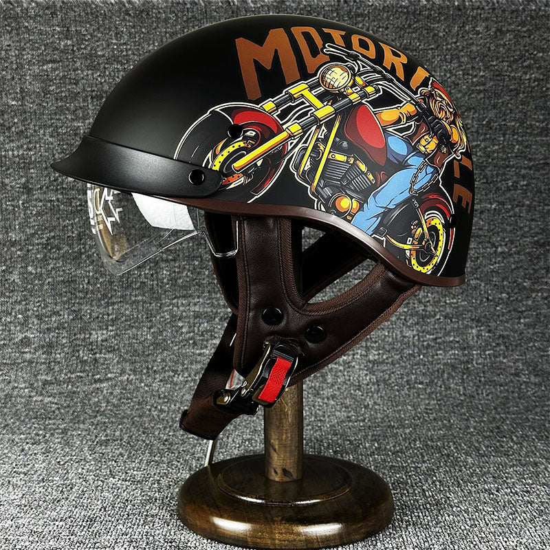 City-Helm für Chopper mit minimalistischem Design