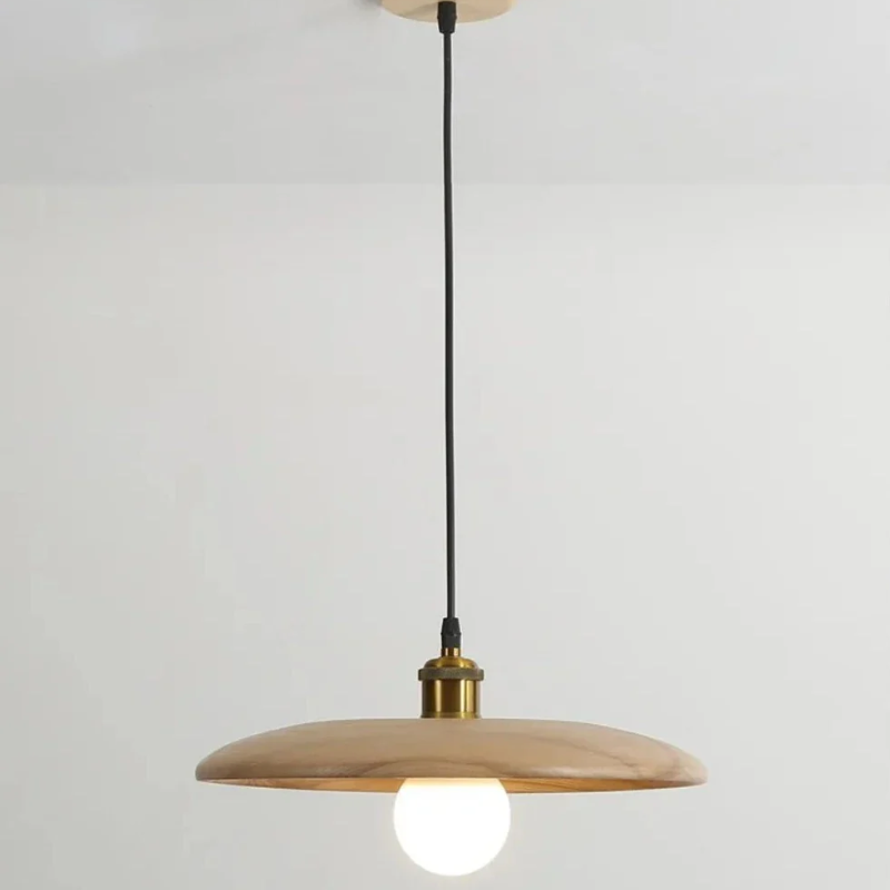 Brehn | Nordic Minimalist Holz LED Pendelleuchte