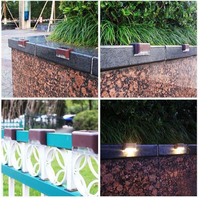 Outdoor wasserdichte Treppen Solarlichter (4 PCS) | Brehn