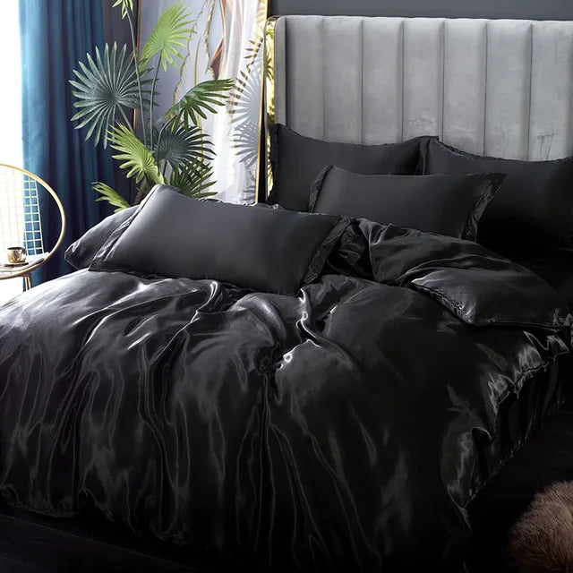 Brehn | Luxuriöses Seiden-Satin-Bettwäsche-Set - SilkElegance