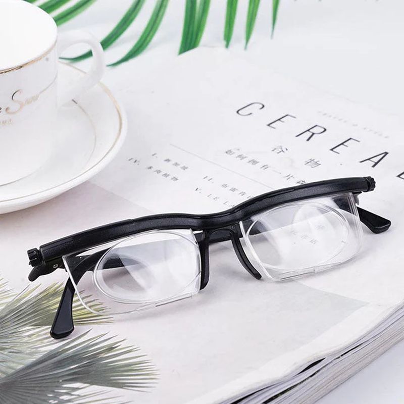 VisionShift Brille mit verstellbarem Fokus