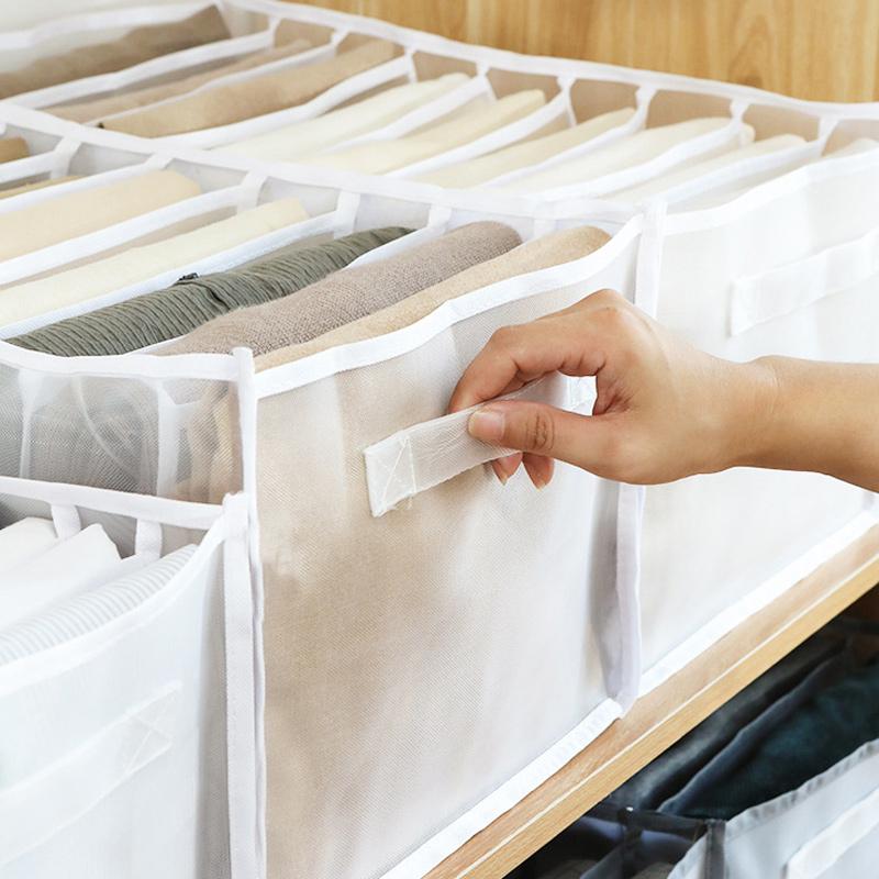 7 Gitter Kleiderschrank Kleidung Netzteiler Organizer | Brehn