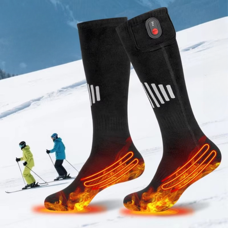 Wiederaufladbare, per USB beheizbare Socken mit elektrischer Wärmefunktion für kaltes Wetter