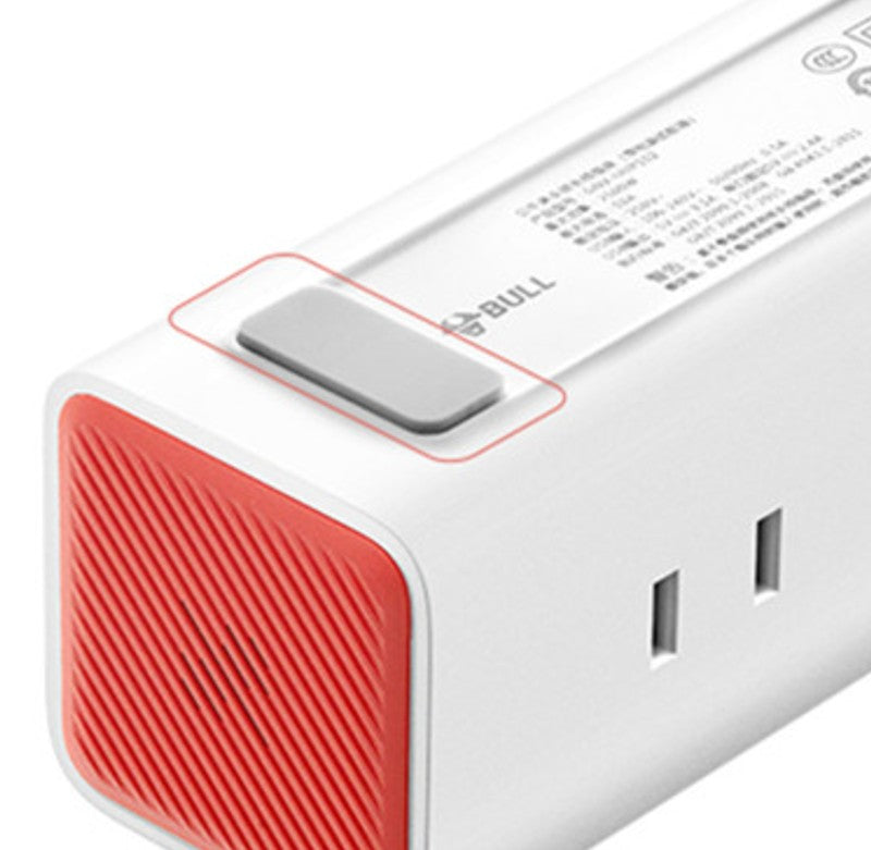 Brehn | 3-in-1 USB-Ladegerät, Steckdosenleiste, Wecker, mit einstellbarem Licht, 3 USB-Ports & 2 Steckdosen, für Nachttisch, Zuhause, Hotel, Büro