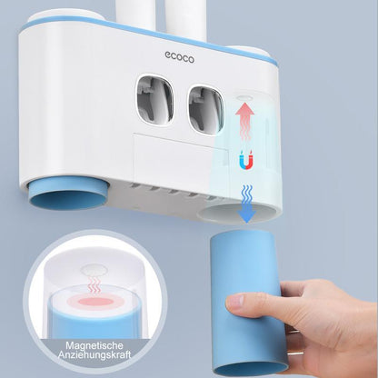 Automatischer Zahnbürstenhalter und Zahnpastaspender Set | Brehn