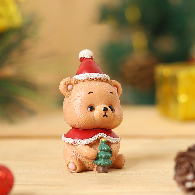 Brehn | Handgefertigte Tier-Weihnachtsmann-Ornamente