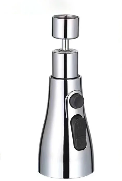 HydroFlex360 – Multifunktionaler 360°/720° Drehbarer Küchenhahn-Aufsatz mit 3 Strahlarten | Brehn