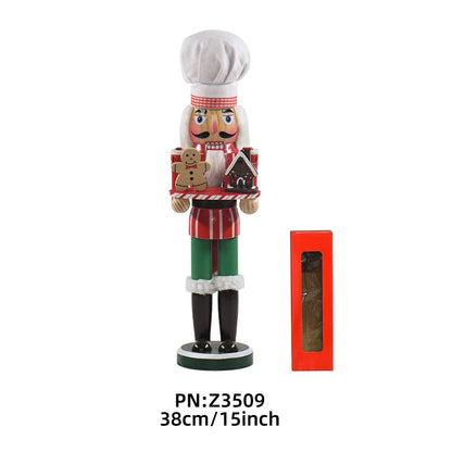 Nussknacker Dekofigur, Holz, 35 cm