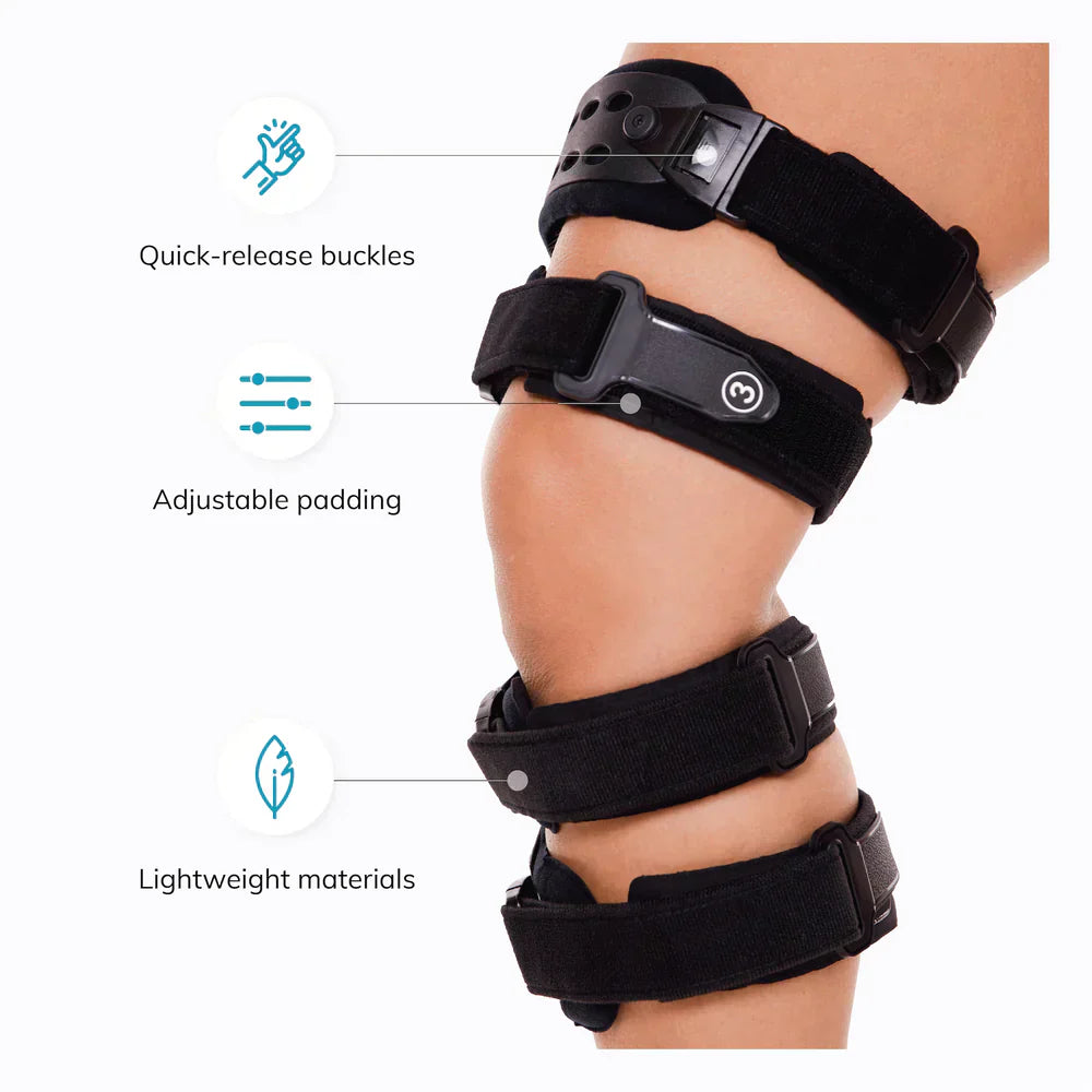 Osteoarthritis Relief Kniebandage | Mediale und laterale OA Unterstützung für Knorpel-auf-Knorpel Arthritis Schmerzen