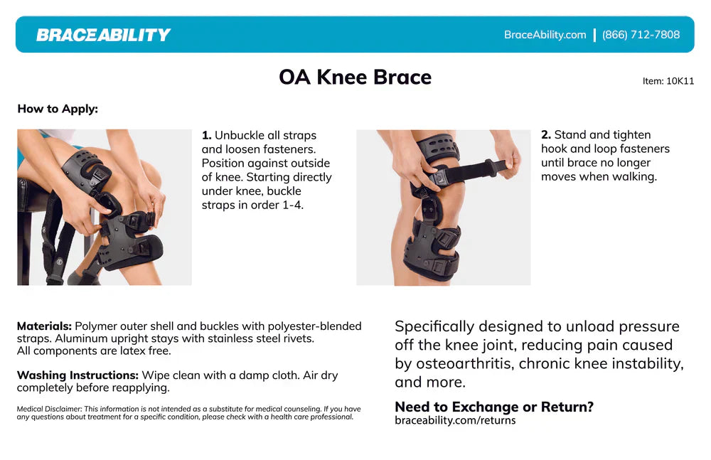Brehn | Medizinische OA-Entlastungs-Knieschiene | Unikompartimentelle Arthrose-Orthese | Varus/Valgus-Korrektur & ROM-Kontrolle | Mediale & Laterale Entlastung | Einstellbarer Bewegungswinkel