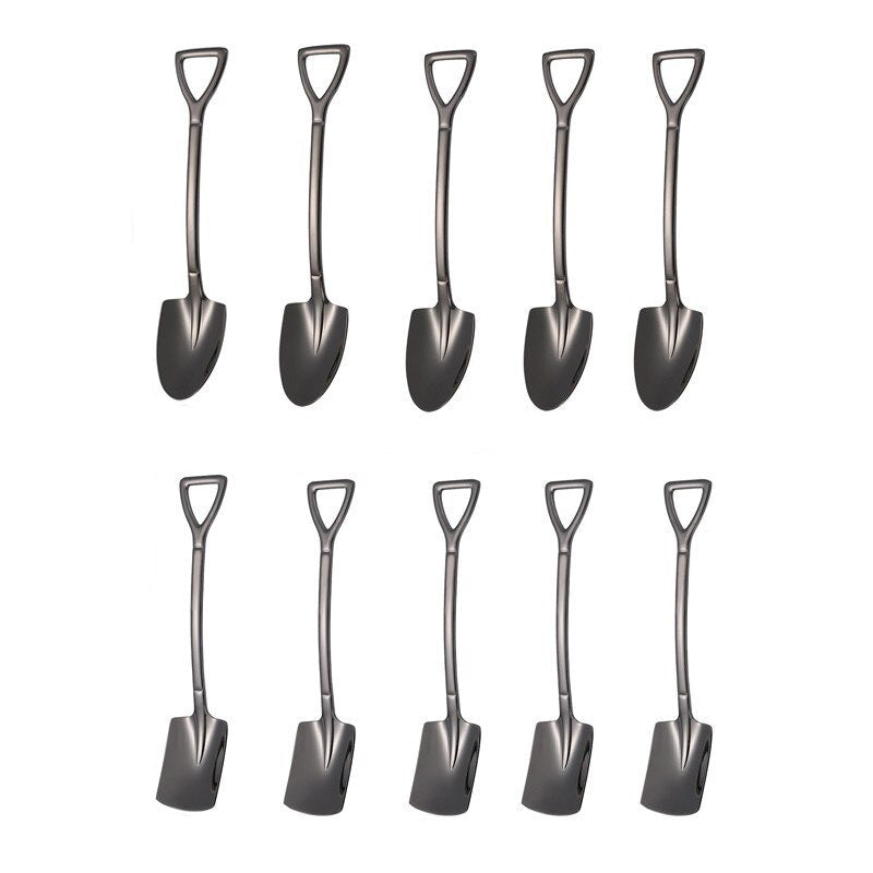 10PCS Kaffeelöffel Schaufel Dessertlöffel Teelöffel Rührlöffel | Brehn