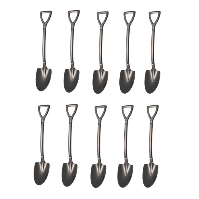10PCS Kaffeelöffel Schaufel Dessertlöffel Teelöffel Rührlöffel | Brehn